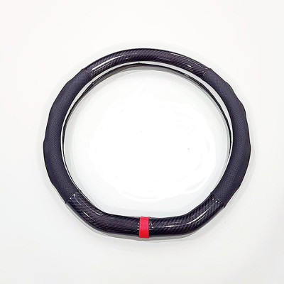 ️ĐỦ HÃNG️ Bọc Vô Lăng D Cut Cacbon Phối Da Thoáng Khí Kèm Sọc  Đỏ Thể Thao