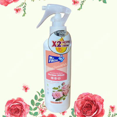 Nước hoa xịt phòng khử mùi Hando 200ml Hương Hồng