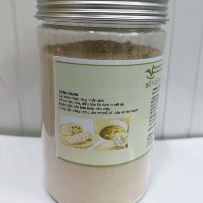Bột củ sen nguyên chất - Bột nghiền trực tiếp từ củ sen - Dữ lại 100% dưởng chất từ củ sen ( Hủ 200gr)