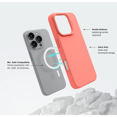 Ốp LAUT HUEX SLIM Cho iPhone 16 Pro Max Có Sạc Không Dây Thiết Kế Mỏng Nhẹ Chống Trượt Được Làm Từ 100% Nhựa Tái Chế Hàng Chính Hãng