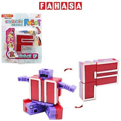 Đồ Chơi Lắp Ráp Biến Hình Robot Chữ Cái F - Cresta DK81232