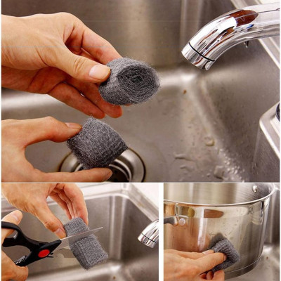 Set 12 cuộn mút cọ rửa xoong nồi Echo Metal - Hàng nội địa Nhật Bản nhập khẩu chính hãng