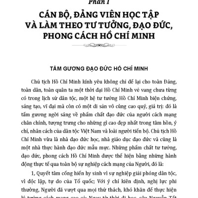 Hồ Chí Minh Gương Sáng Cho Muôn Đời: Tư Tưởng Hồ Chí Minh Về Công Tác Cán Bộ 