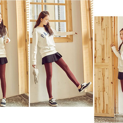 Quần Legging Trơn Nữ Co Dãn (Tím ovan)