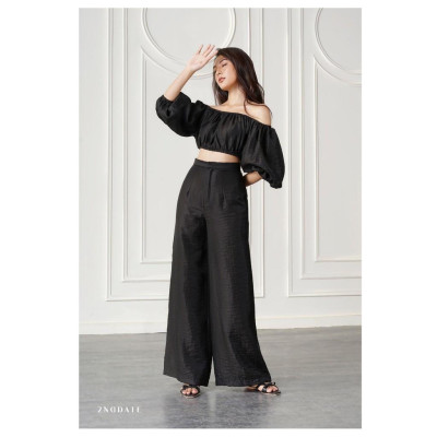 Áo croptop tay bồng nữ 2NDDATE TOP028B