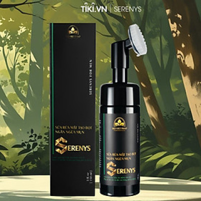 Sữa Rửa Mặt Dạng Bọt Tuyết Serenys ,ữa Rửa Mặt Tạo Bọt Mềm Mịn Làm Sạch Sâu Tinh Dầu Tràm Trà Cho Da Mụn Da Dầu Nhạy Cảm Serenys 150ml - Hàng Chính Hãng