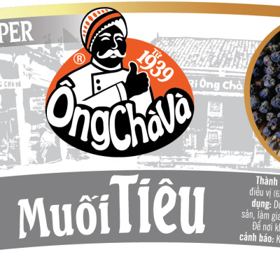 Muối Tiêu Ông Chà Và 165g (Roasted Salt & Pepper)