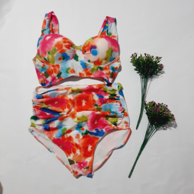 Set Bikini Đi Biển 3 Món Điệu Đà 