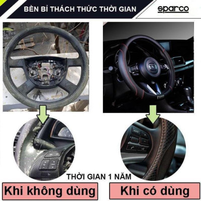 Bọc vô lăng dành cho Hyundai I10, I20, I30, Accent, Santafe, Tucson, Kona, Getz, Avante, Elantra, Trùm vô lăng cacbon