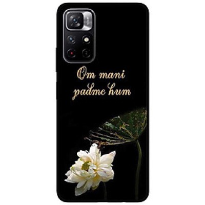 Ốp lưng dành cho Xiaomi Redmi Note 11 5G - Redmi Note 11T - Redmi Note 11S - Om Mani Cánh Sen Trắng