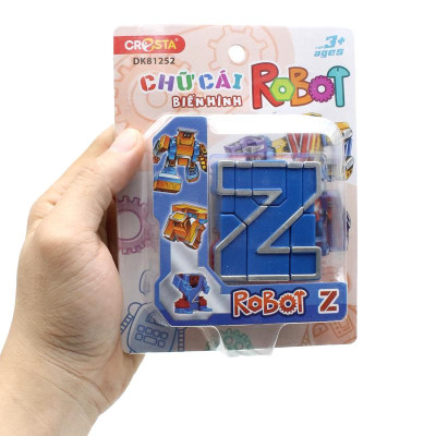 Đồ Chơi Lắp Ráp Biến Hình Robot Chữ Cái Z - Cresta DK81251