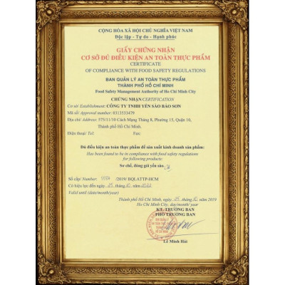 TỔ YẾN TINH CHẾ VỤN TRÒN - HỘP 10GR - BẢO SƠN TRUE NEST