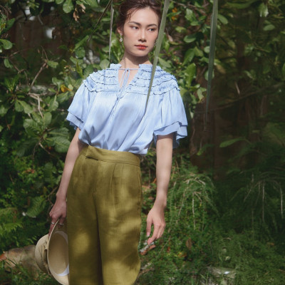 Quần Baggy Linen Thanh Tài PAN071 thời trang thiết kế Hity