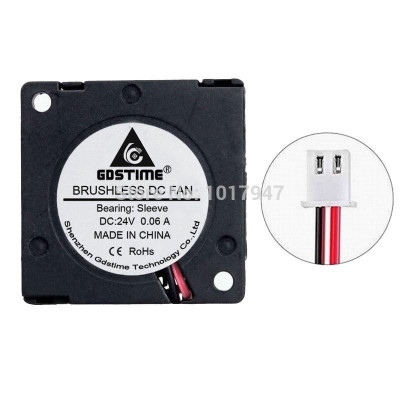 1 Bộ Quạt Thổi Không Chổi Than 3010 Dc 24v 2pin 30mm X 10mm 3cm
