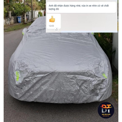 Bạt che kín bảo vệ xe ô tô Hyundai Tucson tráng bạc cao cấp, vải bông chống xước 3 lớp vải dù Oxford , bạt oto
