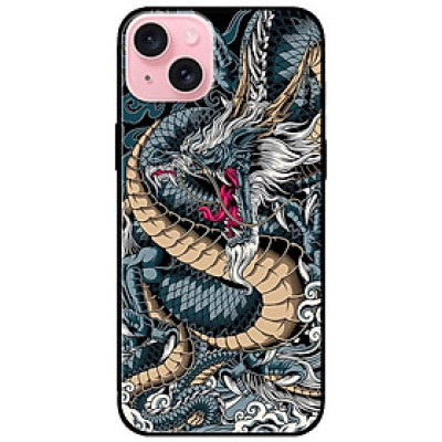 Ốp lưng dành cho Iphone 15 - Iphone 15 Plus - Iphone 15 Pro - Iphone 15 Pro Max - Rồng Bay Xanh - Hàng Chính Hãng