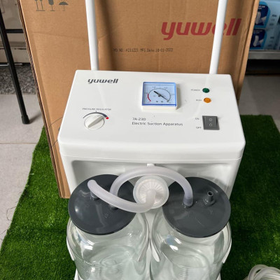 Máy Hút Dịch 2 Bình Công Suất Lớn YUWELL 7A-23D(20L) - Nhập Khẩu Chính Hãng - Bảo Hành 1 Năm