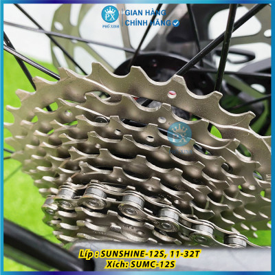 Xe đạp Twitter R10 Pro RS-24S FULL 6 món Carbon