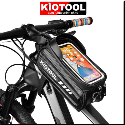 Túi treo sườn xe đạp vỏ cứng chống nước Kiotool đựng điện thoại