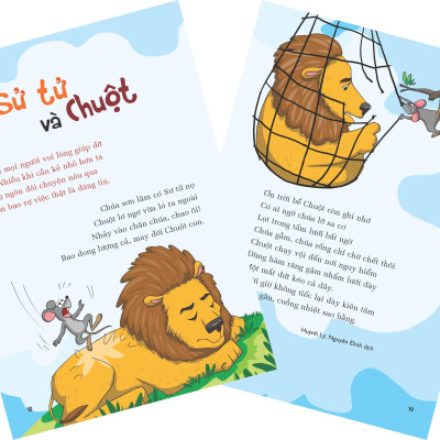 Truyện tranh ngụ ngôn La Fontaine ( tranh màu )