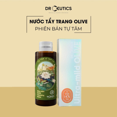 PHIÊN BẢN TỰ TÂM DRCEUTICS Nước Tẩy Trang Ultra-mild OLIVE Cleansing Water Cho Mọi Loại Da, Da Nhạy Cảm 500ml