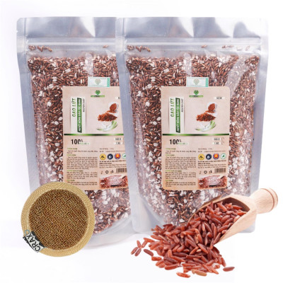 Gạo Lứt Huyết Rồng Dân Tộc Rang Nguyên Chất MẸ KEN 1Ký - TRÀ GẠO LỨT, GẠO LỨT RANG MẸ KEN