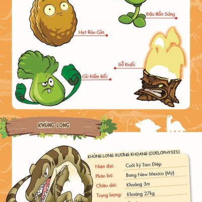 COMBO Trái Cây Đại Chiến Zombie - Thế Giới Khủng Long (Trọn bộ 12 tập)