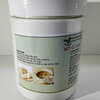 Tinh Bột Củ Sen 100% Nguyên Chất - Cung cấp đầy đủ dưỡng chất cho cơ thể ( Hủ 1kg)