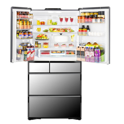 Tủ lạnh 6 cửa Hitachi Inverter 735 lít R-ZX740KV(X) - Hàng chính hãng (chỉ giao HCM)