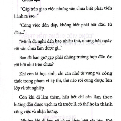 Những Điều Công Ty Không Dạy Bạn - Bí Quyết Sắp Xếp Tư Duy Của Người Làm Việc Năng Suất Cao