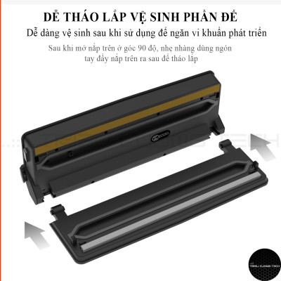Máy Hút Chân Không Thực Phẩm Vacumm Sealer Đa Năng Hàn Miệng Túi Cao Cấp – Chế Độ Ướt, Khô, Thủ Công Hút (Vac) & Hàn Miệng Túi (Seak) TCT-AP13 Sử Dụng Cho Gia Đình. Hàng Chính Hãng