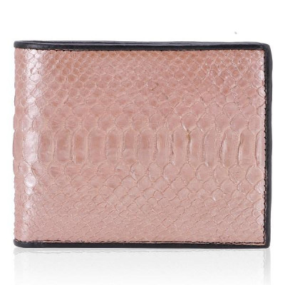 HC2322 - Bóp nam Huy Hoàng da trăn màu hồng nhạt