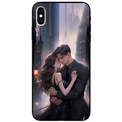 Ốp lưng cho iPhone X - iPhone Xs - Xs Max - XR - iPhone 11 - 11 Pro Max - Cặp Đôi Áo Đen - Hàng Chính Hãng