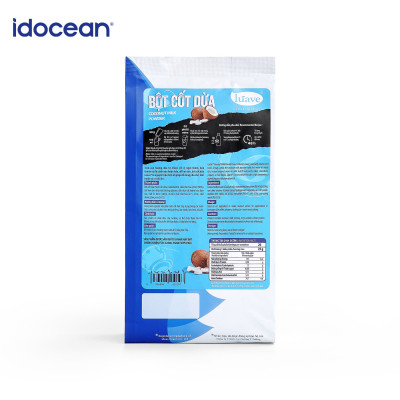 Bột cốt dừa Lúave 500g (Bột sữa dừa) - Pha chế, làm bánh, làm kem, làm rau câu,...