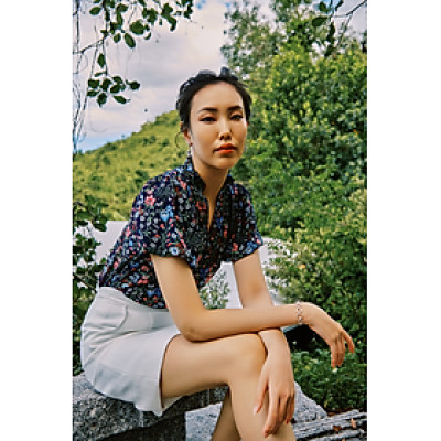 Áo Tay Phồng Điểm Ngọc TOP231 thời trang thiết kế Hity