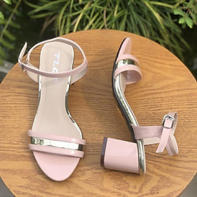 Sandal cao gót viền đồng hot trend  trẻ trung năng động 20825