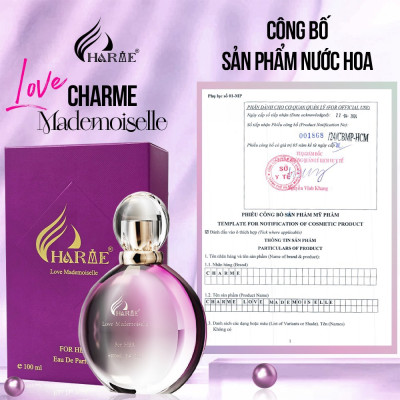Nước Hoa Nữ Charme Love Mademoiselle 100ml Bí Ẩn, Sang Trọng, Quyến Rũ_Nước Hoa Chính Hãng