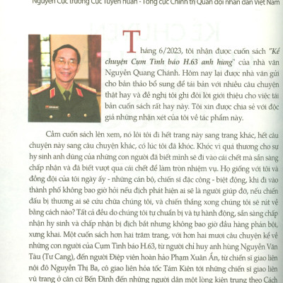 Kể Chuyện Cụm Tình Báo H.63 Anh Hùng - Những Câu Chuyện Tình Báo Thót Tim Không Phải Ai Cũng Biết (Bản in màu)