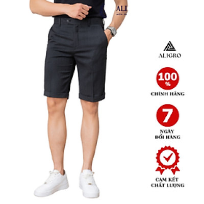 Quần short nam ALIGRO chất liệu kaki dáng basic trẻ trung năng động  ALGQS1066