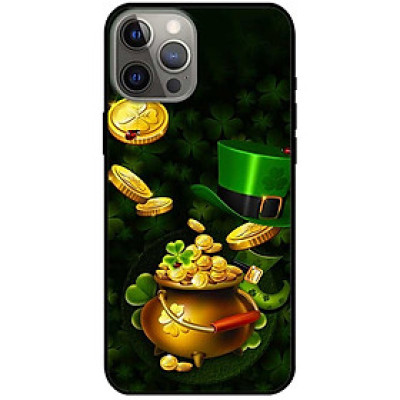 Ốp lưng cho IPhone 12 - 12 Pro - 12 Pro Max - 13 Mini - 13 - 13 Pro - 13 Pro Max - Đồng Tiền May Mắn - Hàng Chính Hãng