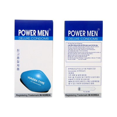 Bcs Mỏng Trơn Kéo Dài Thời Gian Quan Hệ Power Men Viagra Type (H12) - Hàng Chính Hãng 100% - Che Tên Sản Phẩm