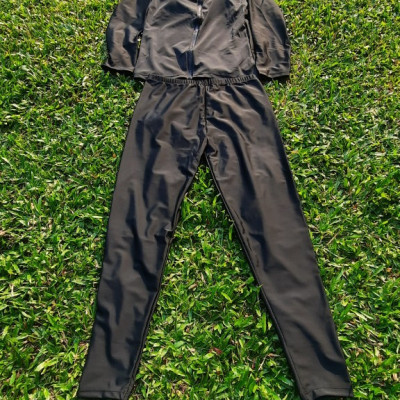 Set Đồ Bơi Áo Dài Tay Khóa Kéo Quần Dài