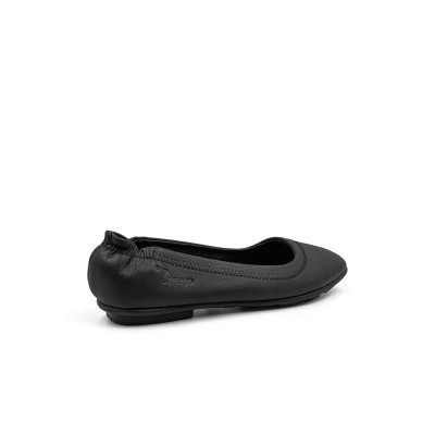 Giày Búp Bê Nữ Siêu Nhẹ TOMOYO Đen Hạt Trơn TMW20401