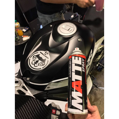 CHAI XỊT DƯỠNG BÓNG VÀ BẢO VỆ BỀ MẶT SƠN NHÁM LUBE71 MATTE SPRAY 600ML (NÂU)