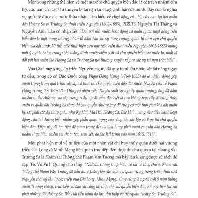 Quá Trình Xác Lập Của Nhà Nước Việt Nam Tại Quần Đảo Hoàng Sa Và Trường Sa