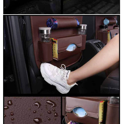 Túi để đồ sau ghế tiện dụng bằng da cao cấp cho xe hơi