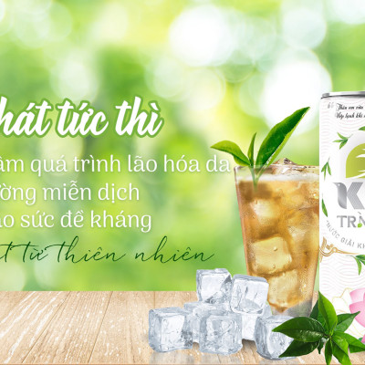 COMBO SONG LANG-Thùng 6+12 lon TRÀ YẾN HẠT CHIA KITI,Trà xanh kết hợp yến sào từ thiên nhiên vừa ngon vừa bổ giúp cải thiện sức khỏe