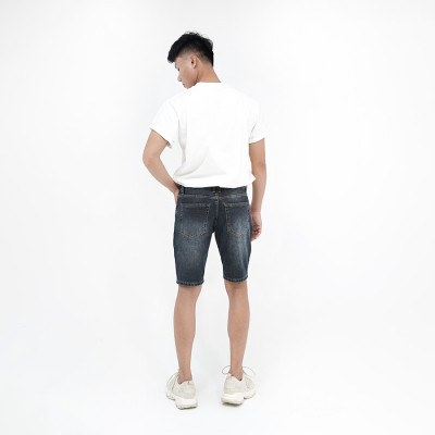 Quần Short Jeans Nam Cao Cấp HUNTER X-RAYS Form Slimfit Thun Nhẹ Màu Xanh Đậm S38