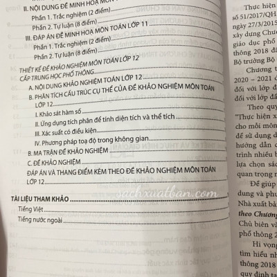 Sách Hướng Dẫn Dạy Học Môn Toán Trung Học Phổ Thông Theo Chương Trình Giáo Dục Phổ Thông Mới