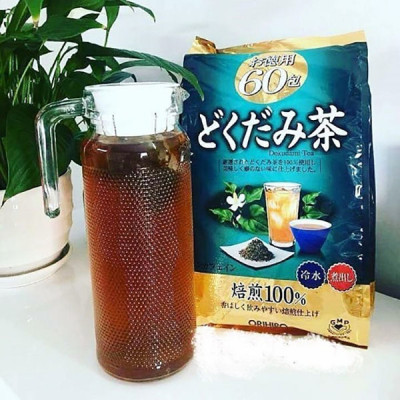 Trà Diếp Cá Hỗ Trợ Thanh Nhiệt, Thải Độc Dokudami Tea Orihiro 60 Túi Lọc Nhật Bản, Giúp Thanh Lọc Cơ Thể